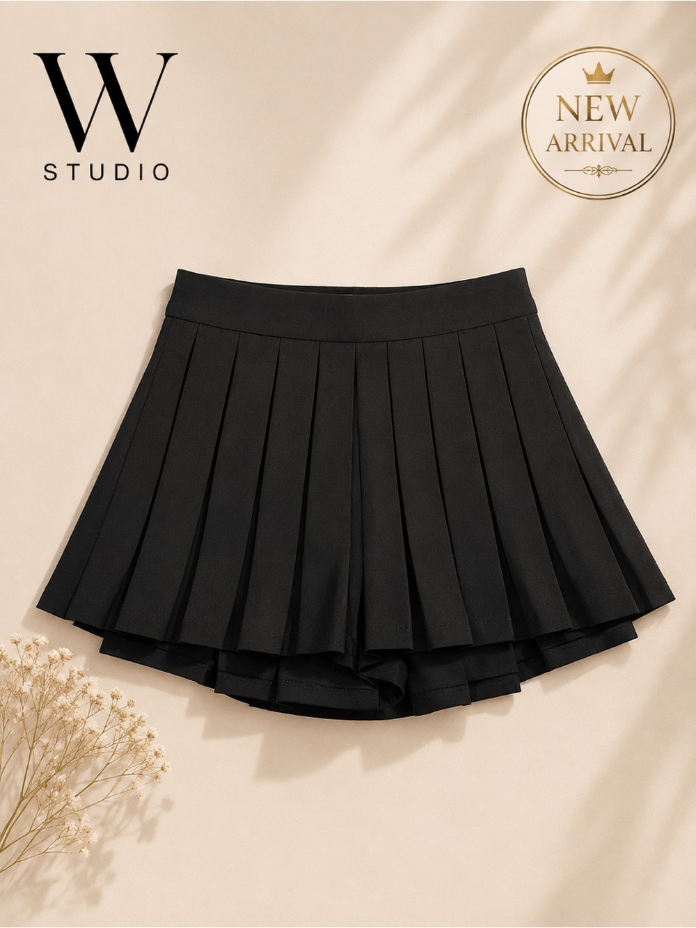 🖤 W Studio Pleated Skort🖤
✨ Chic • Comfortable • Everyday Essential